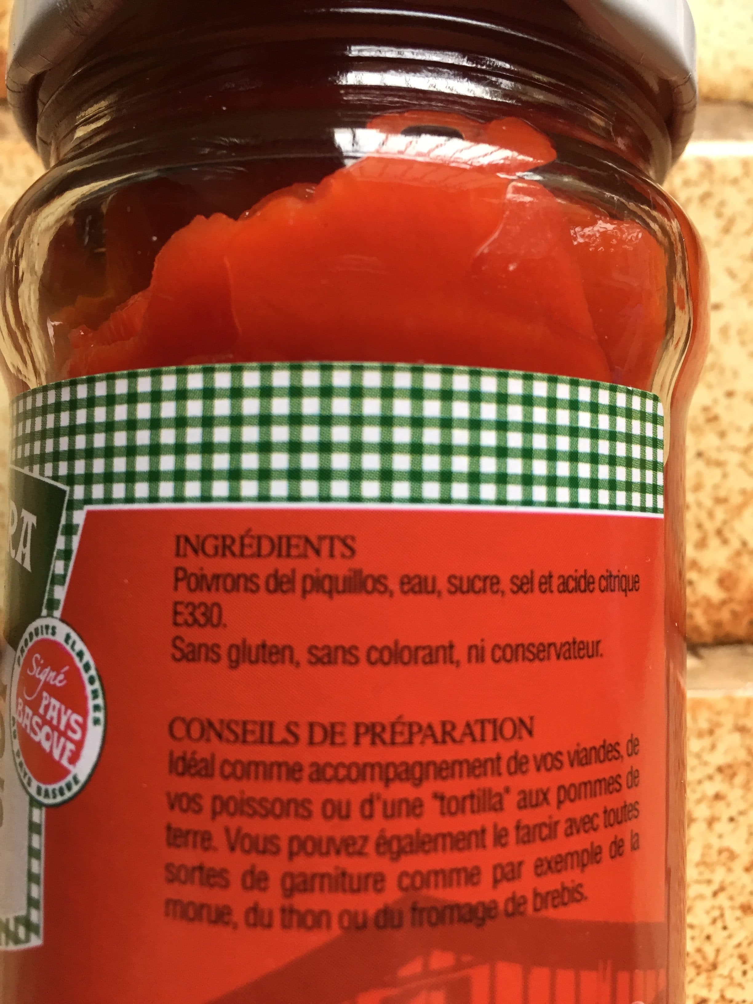 Bixente Ibarra Poivrons Del Piquillo packshot