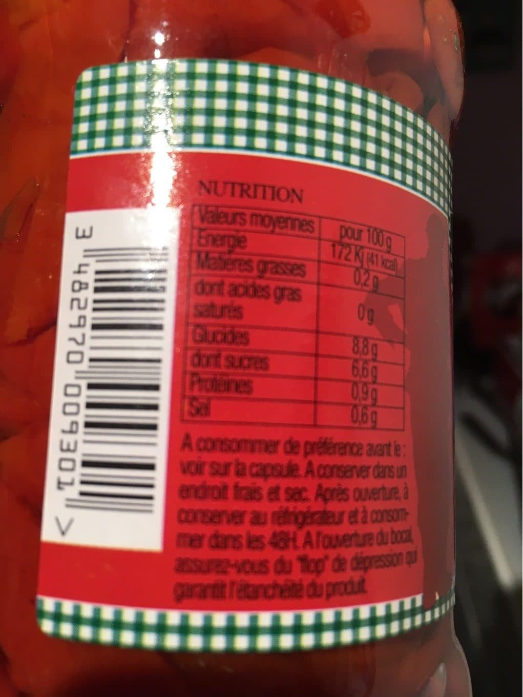 Bixente ibarra Poivrons Bixente Ibarra Del Piquillo lamelles packshot
