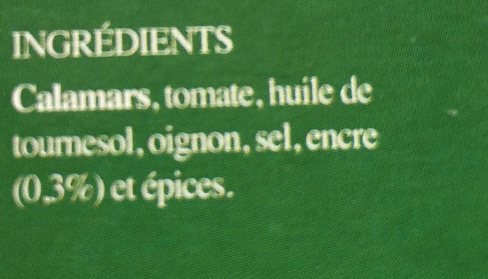 Bixente Ibarra Calamars a l'encre packshot