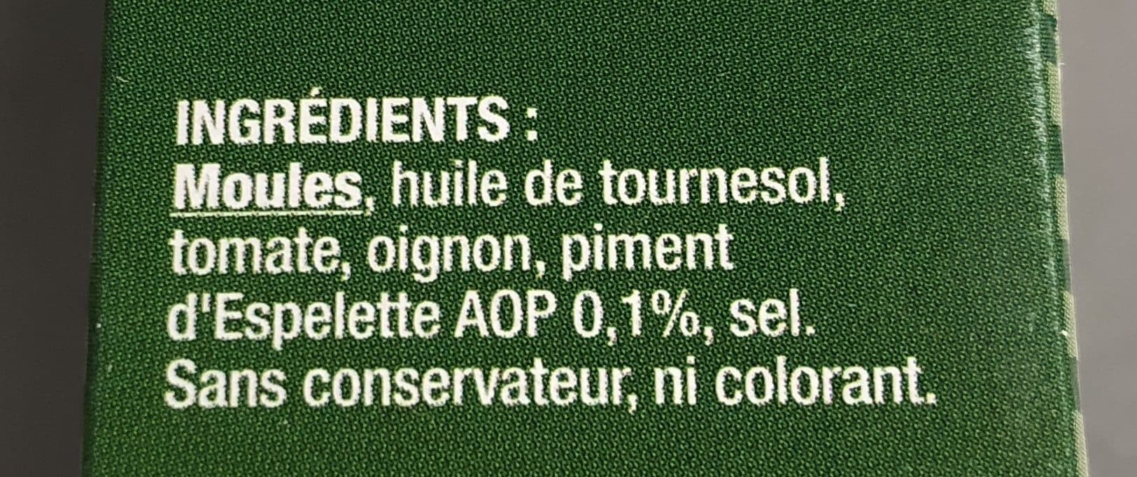 Bixente Ibarra Moules basquaises au piment d’espelette packshot