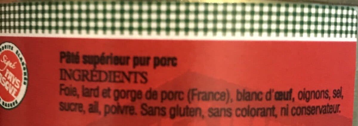 Bixente Ibarra Pate de campagne packshot