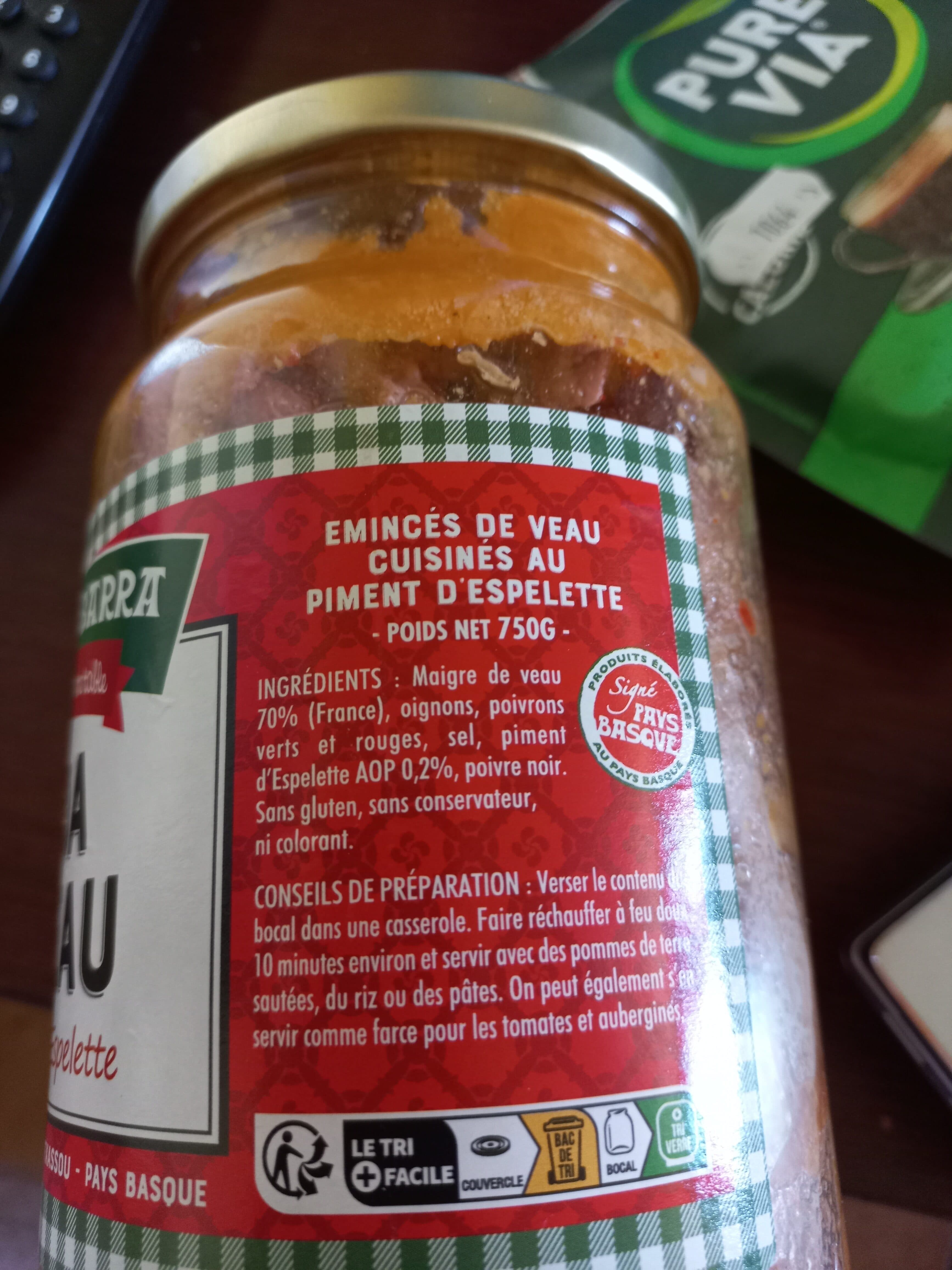 Bixente Ibarra AXOA DE VEAU packshot