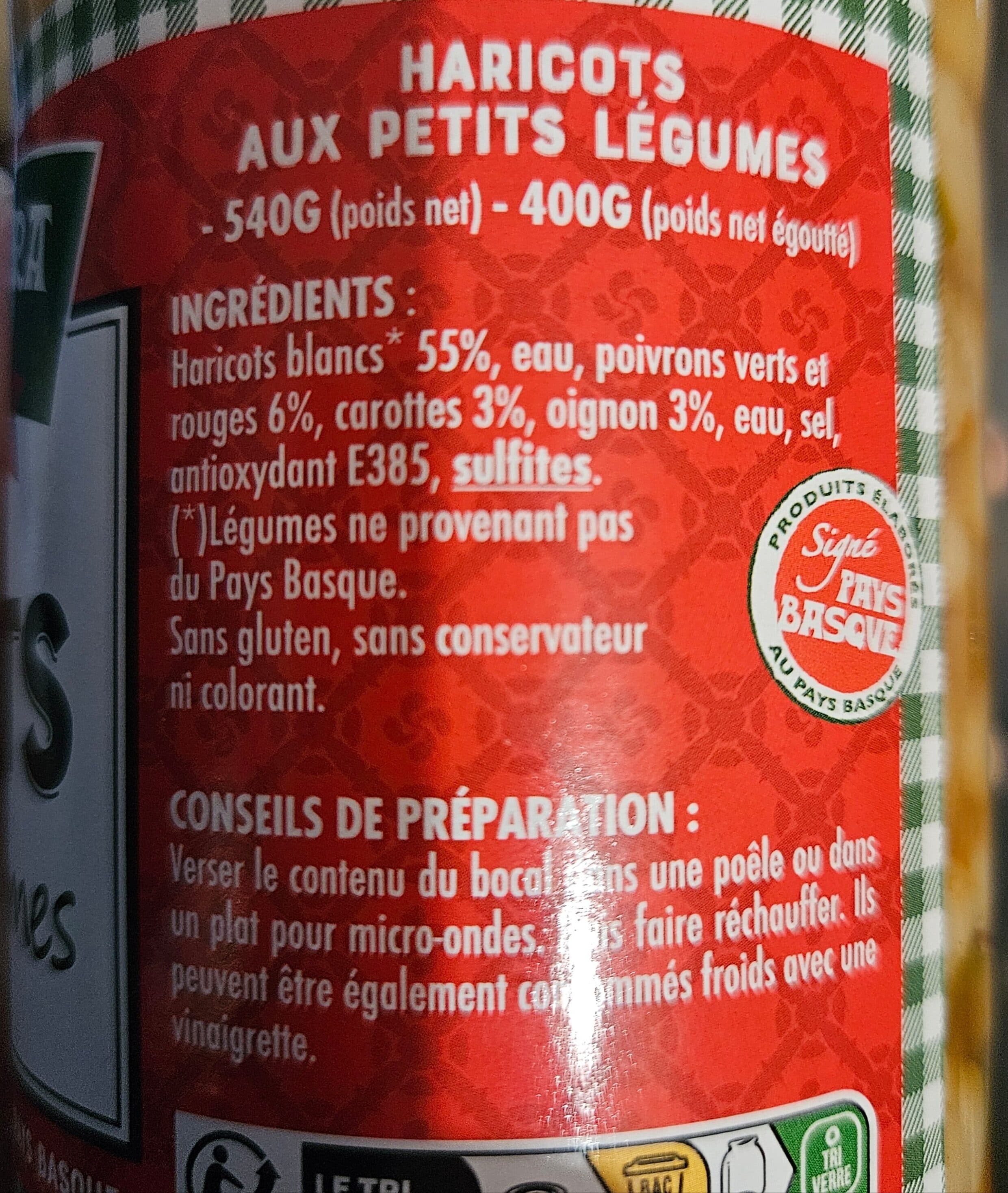 Bixente ibarra Haricots BI Au petits légumes packshot