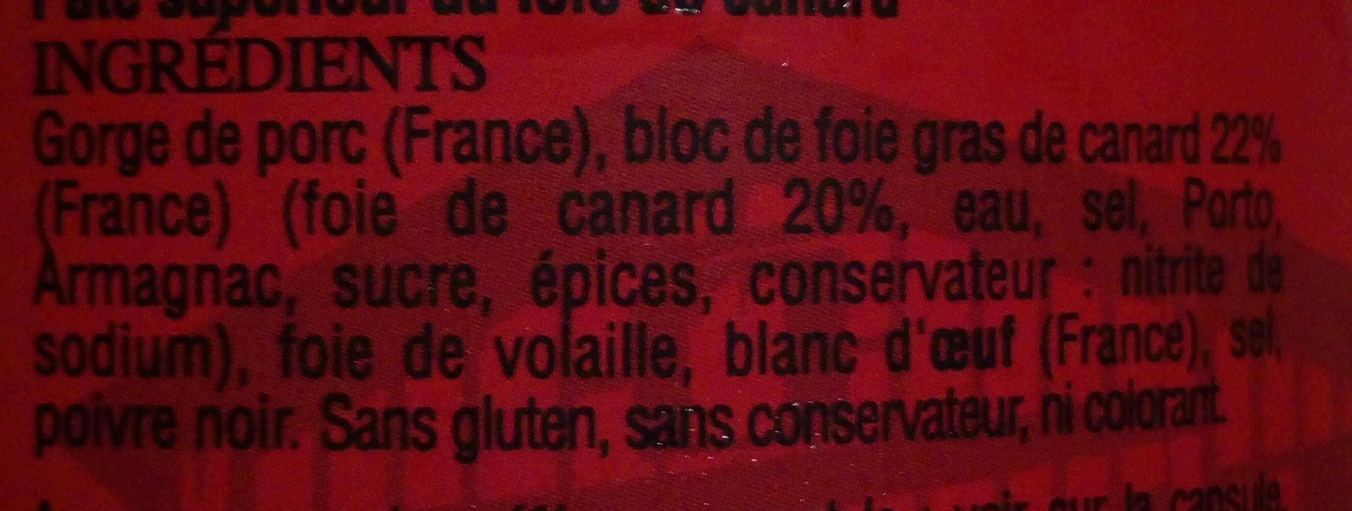Bixente Ibarra Pâté landais et son cœur de foie gras (20%) packshot