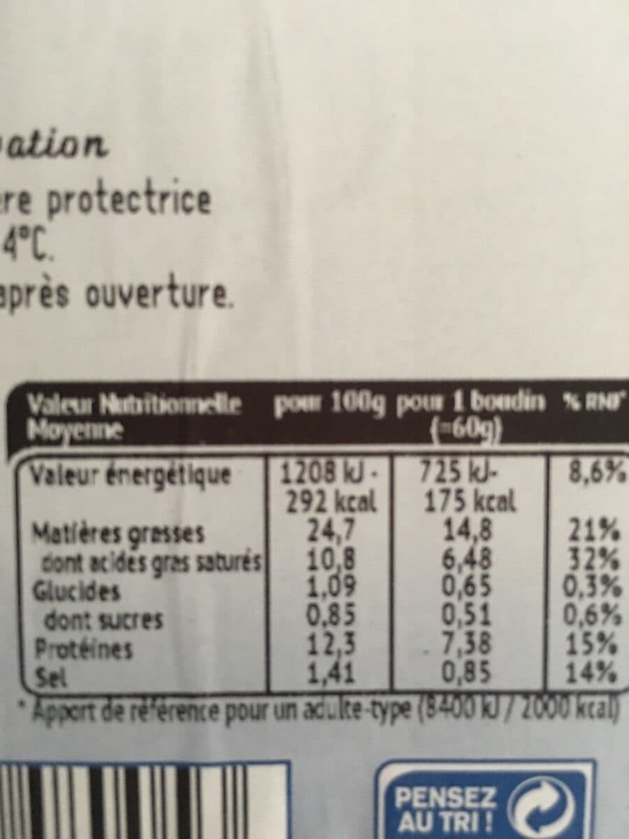 Demoizet Boudin Blanc Barbecue packshot