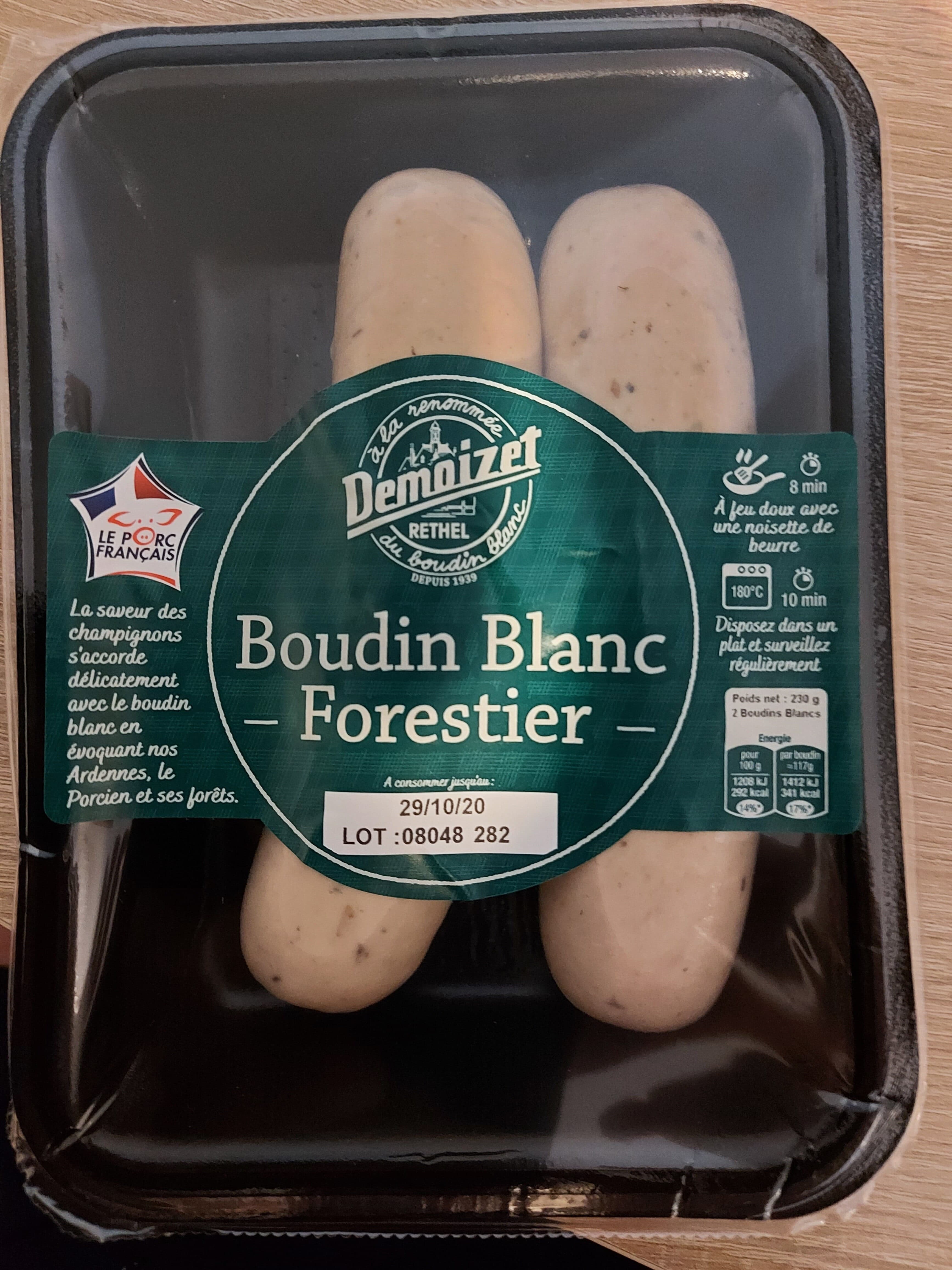 Demoizet Boudin Blanc Forestier packshot