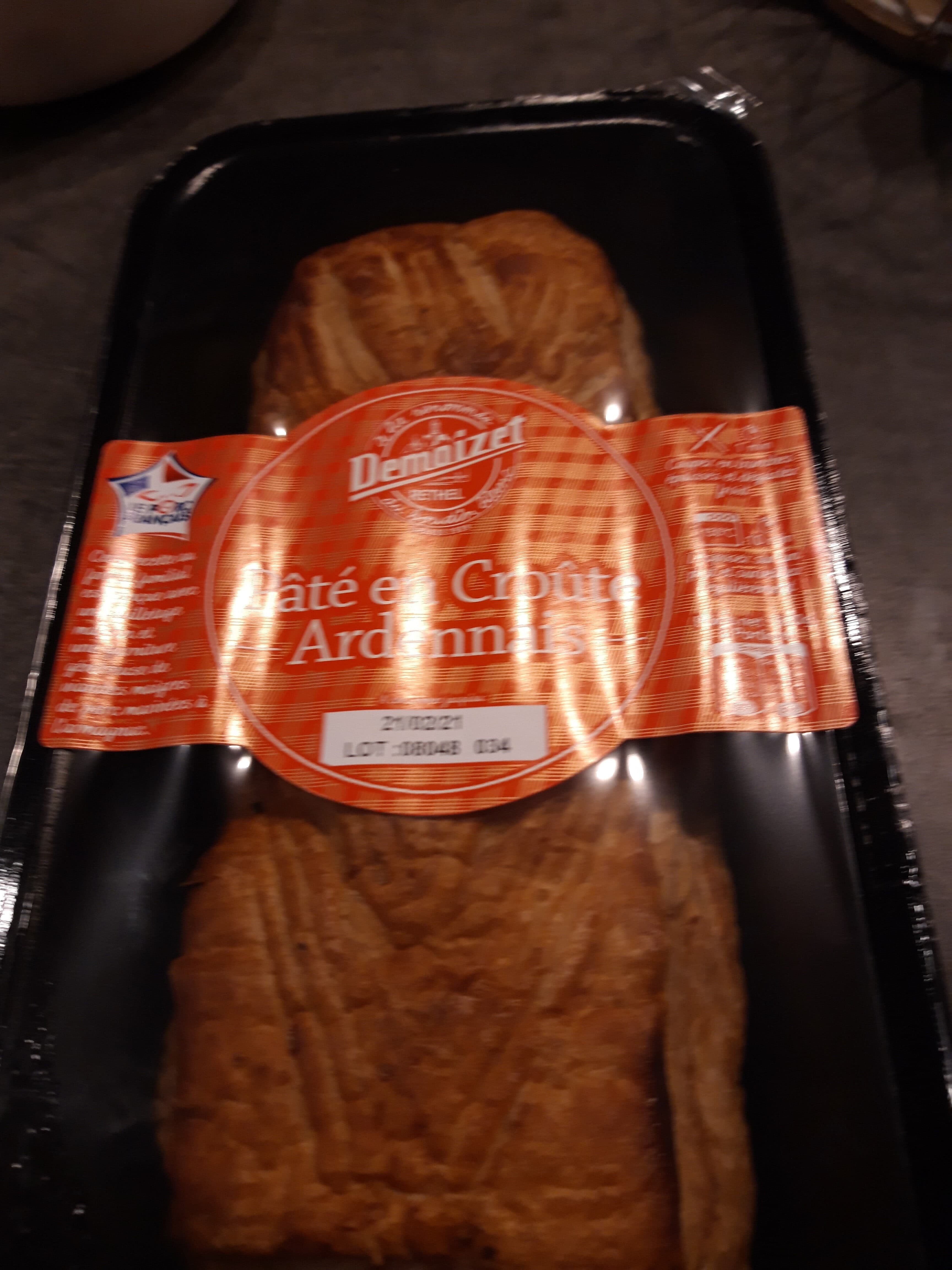 Demoizet Pâté en croute Demoizet Ardennais packshot