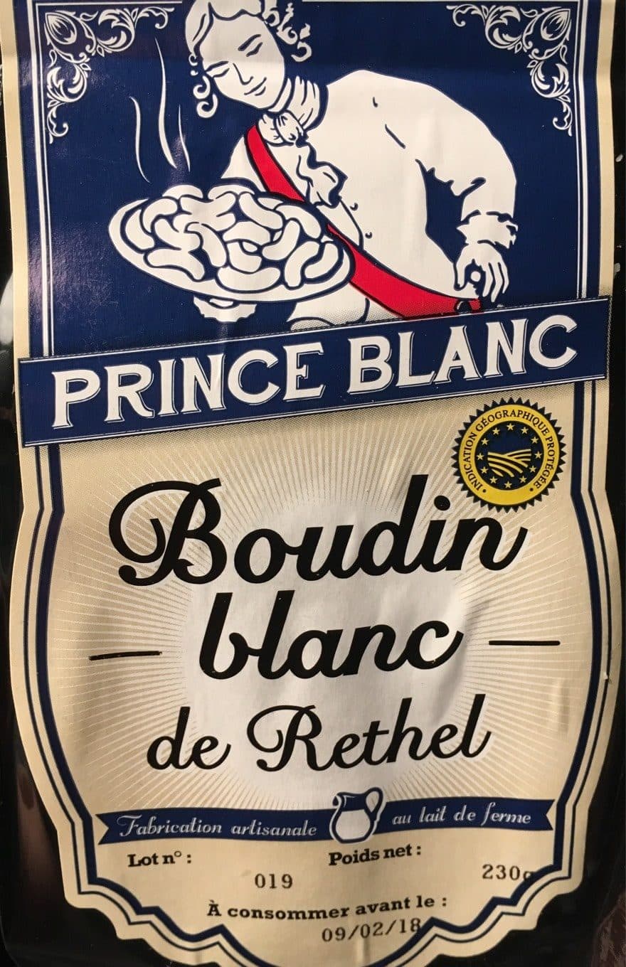 Prince Blanc Boudin blanc de Rethel packshot