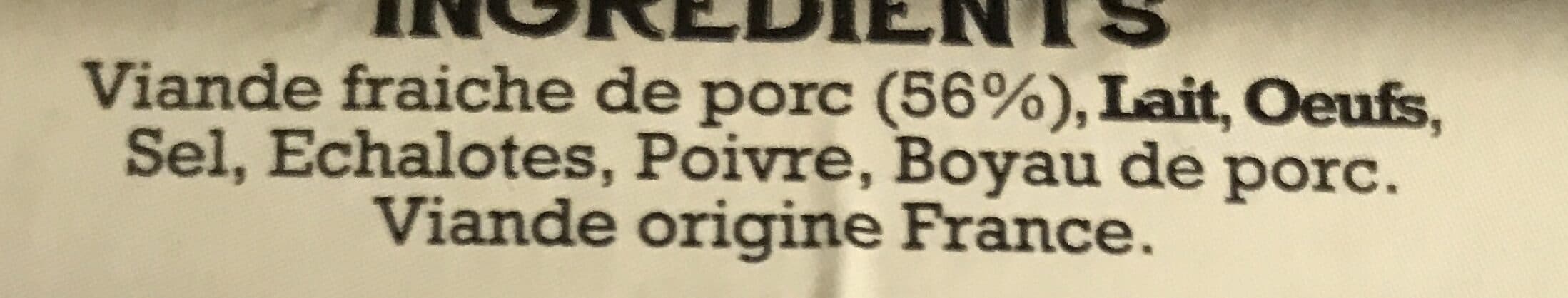 Prince Blanc Boudin blanc de Rethel packshot