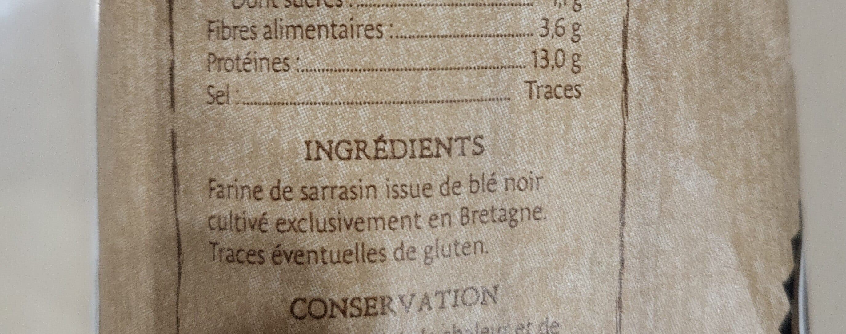 Treblec Farine de Blé Noir Tradition packshot