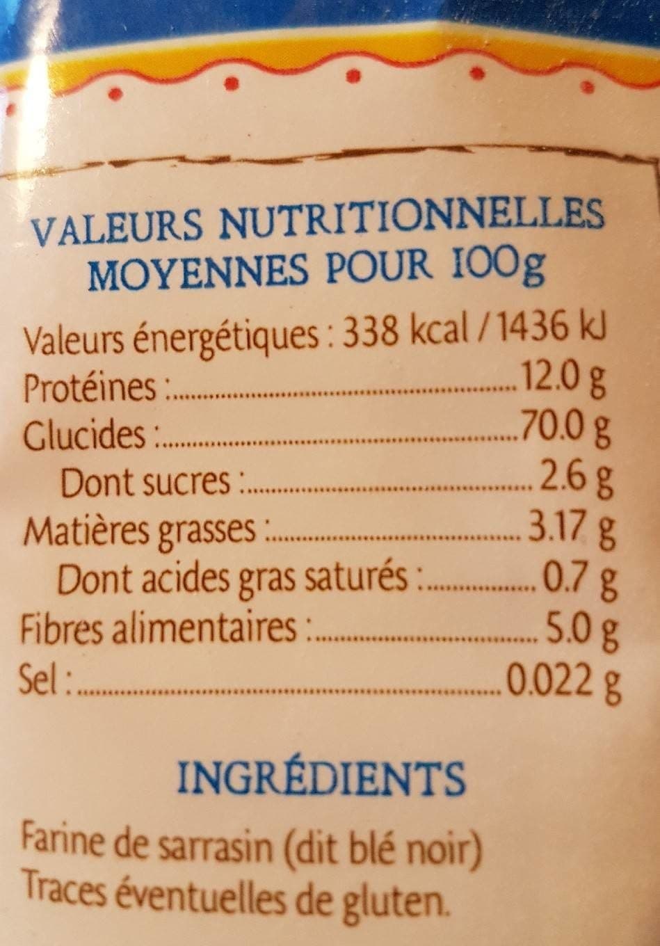 Treblec Farine de sarrasin packshot