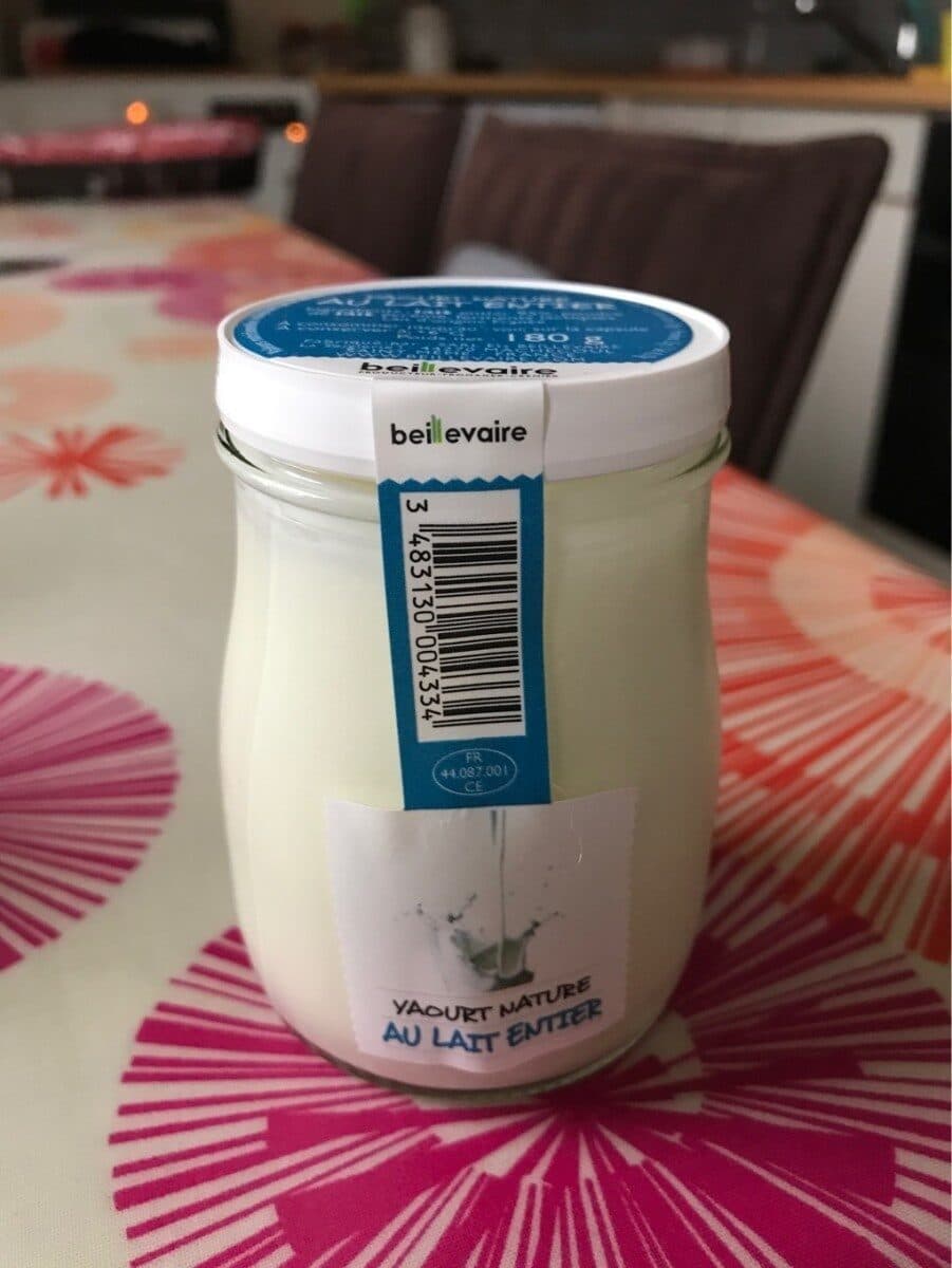 Beillevaire Yaourt nature au lait entier packshot