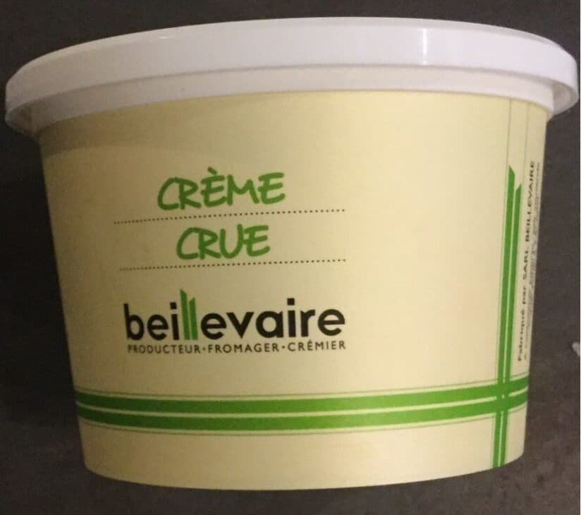 Beillevaire Creme crue packshot