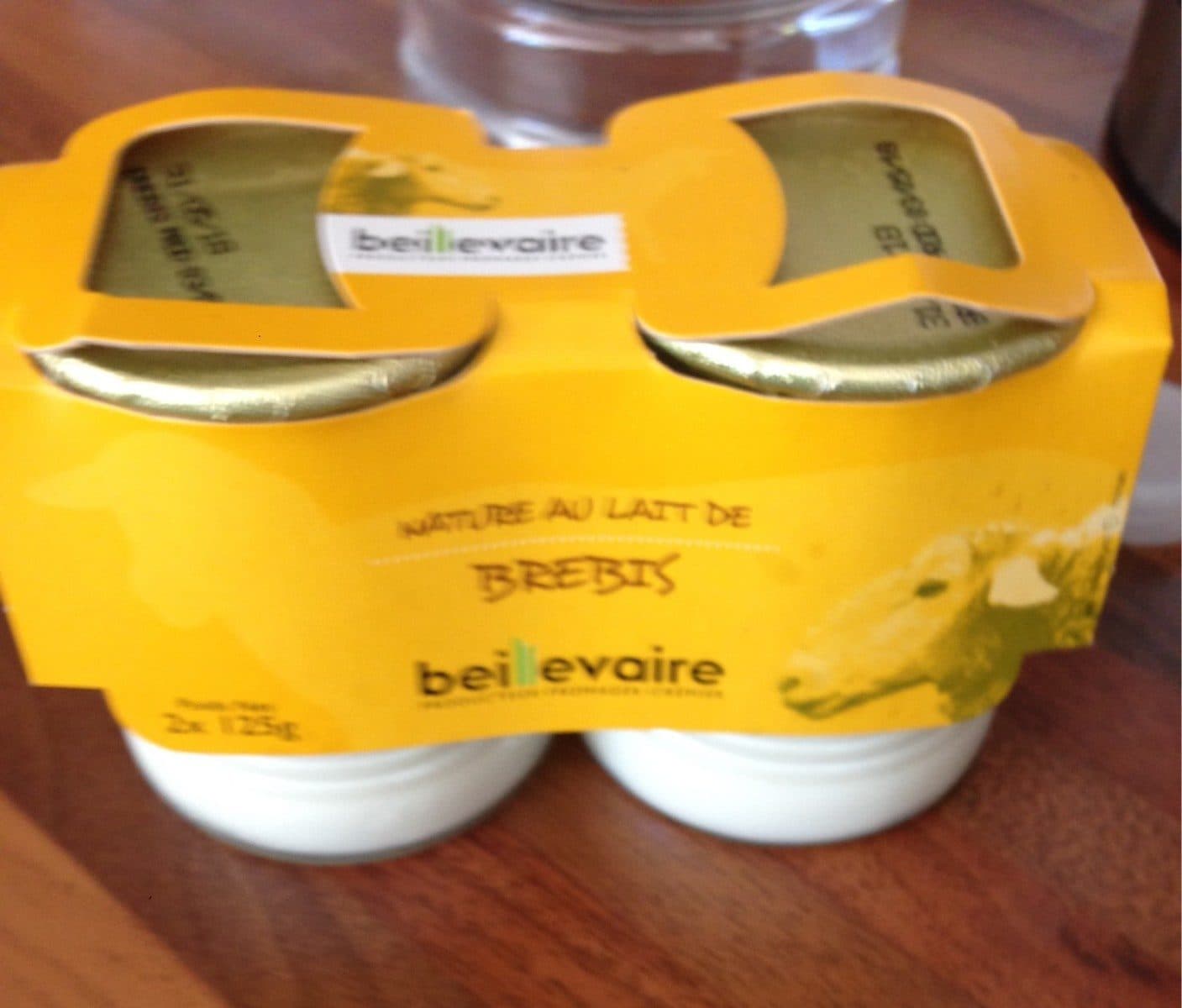 Beillevaire Yaourt brebis nature packshot