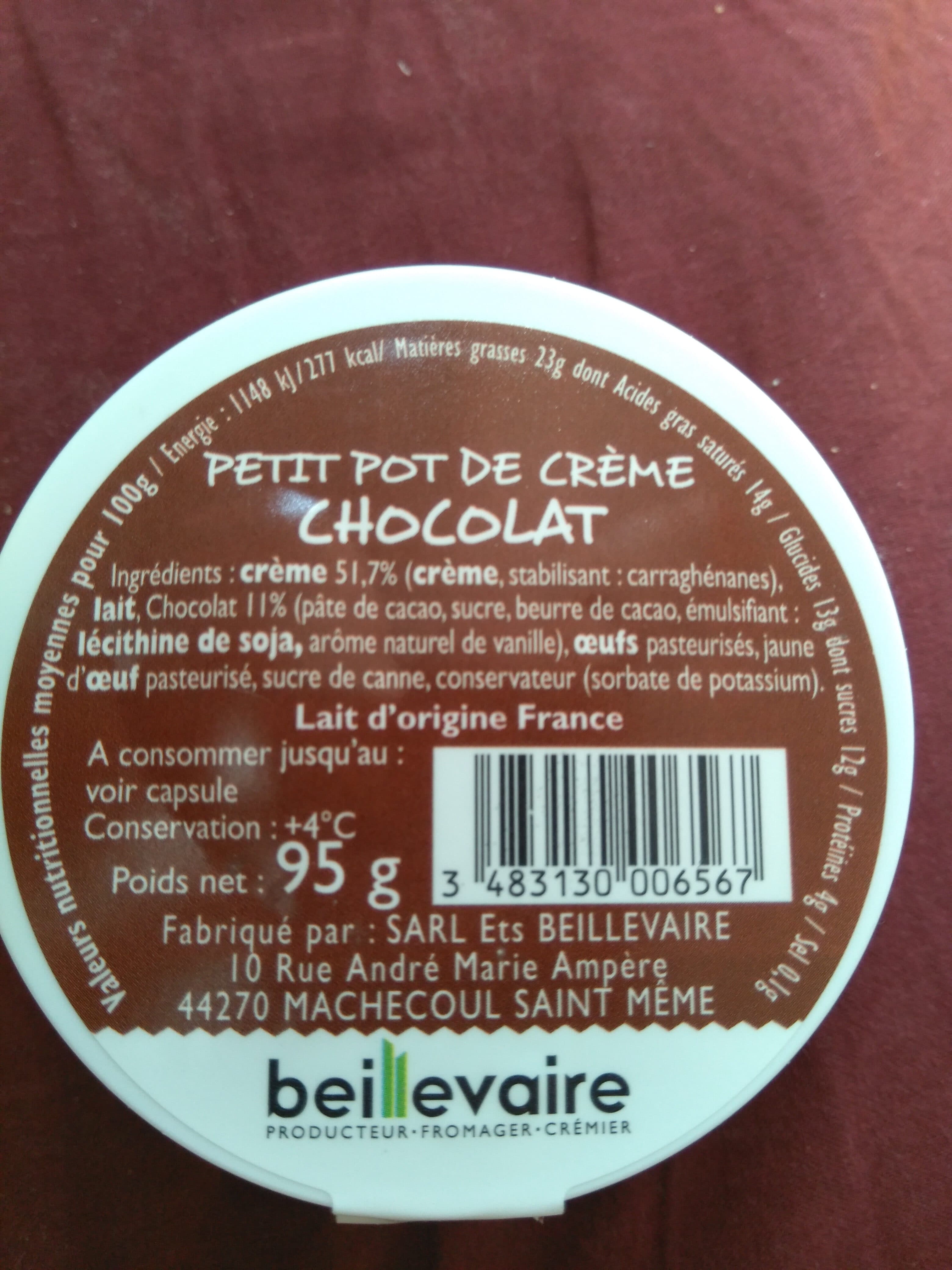 Rob Beillevaire Creme Au Chocolat packshot