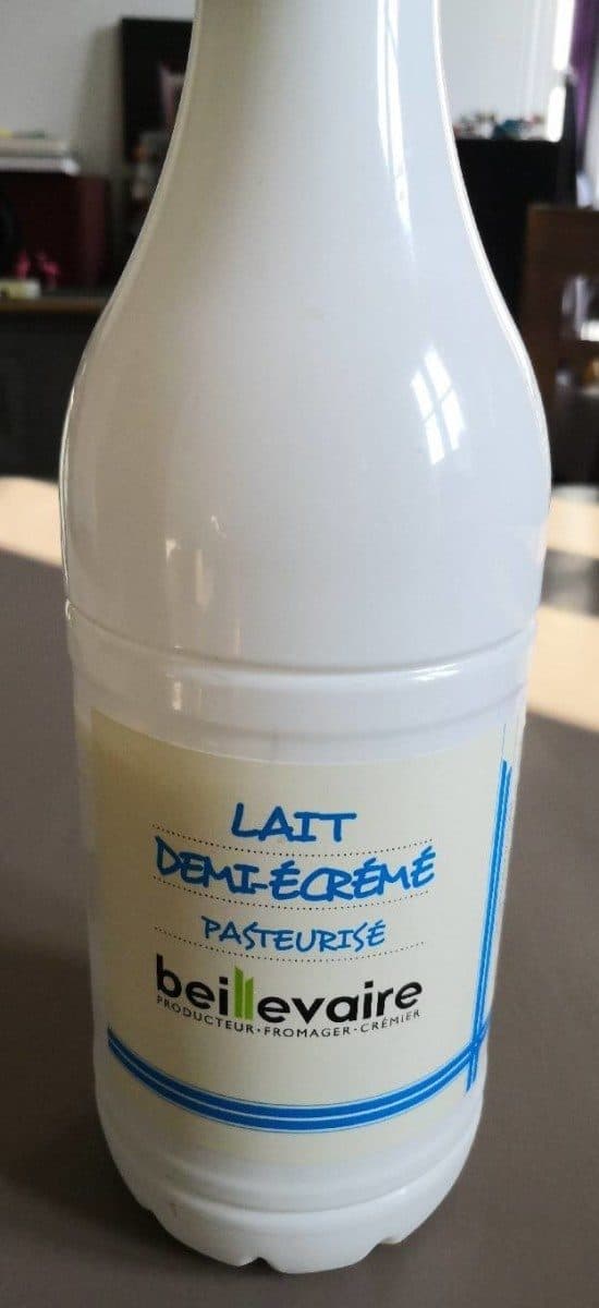 Beillevaire Lait demi écrémé packshot