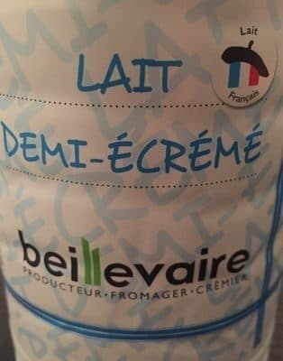 Beillevaire Lait demi-écrémé packshot