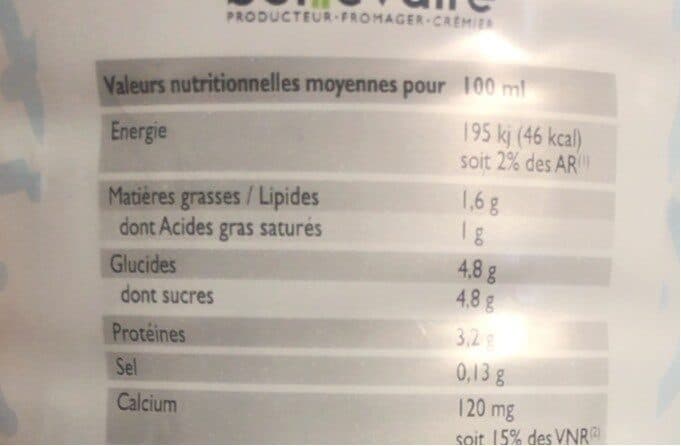Beillevaire Lait demi-écrémé packshot