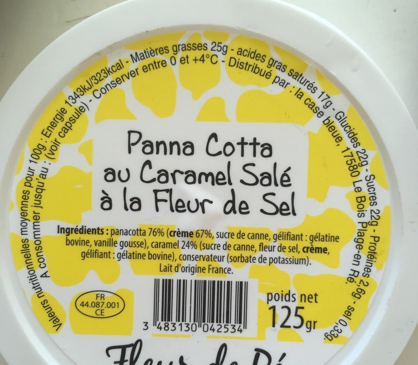 Fleur de Ré Panna Cotta Caramel Sale packshot