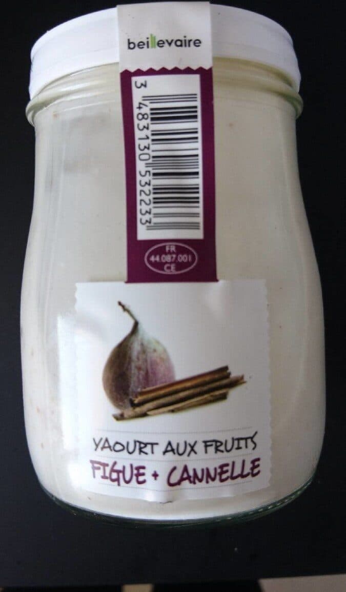 Beillevaire Yaourt aux fruits figue canelle packshot