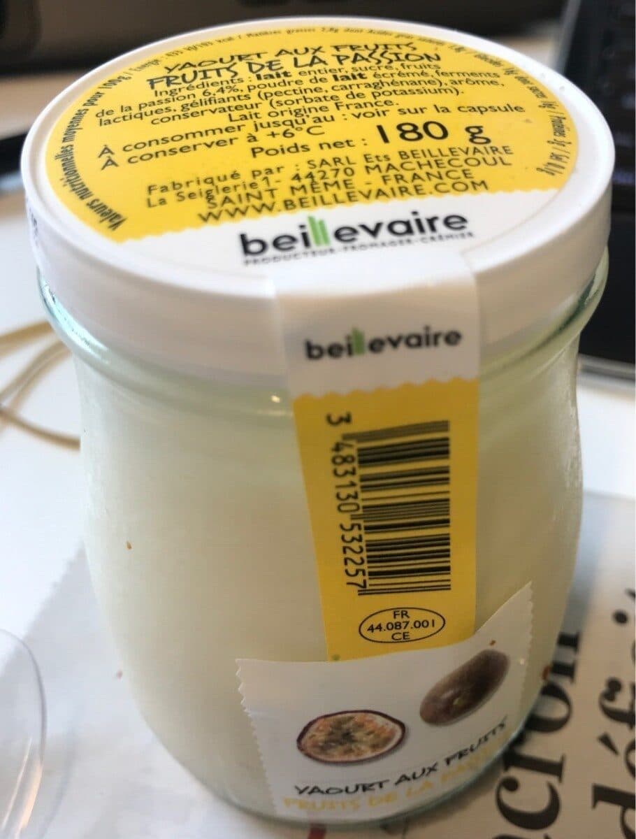Beillevaire Yaourt aux fruits packshot
