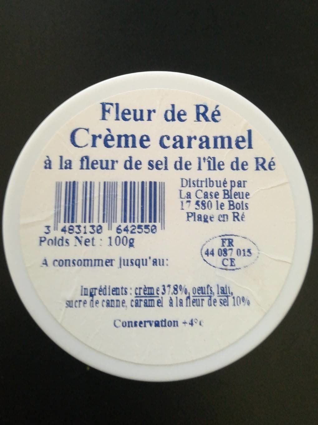 La Case Bleue Crème caramel fleur de ré packshot