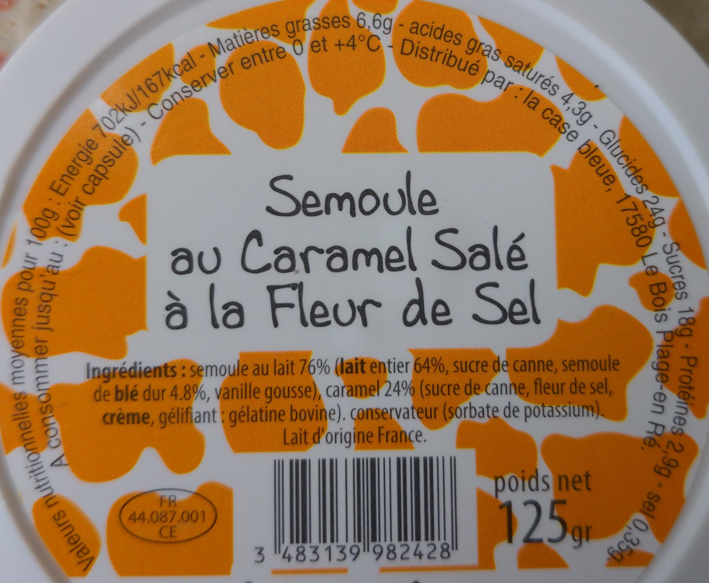 Fleur de Ré Semoule au Caramel Salé à la Fleur de Sel packshot