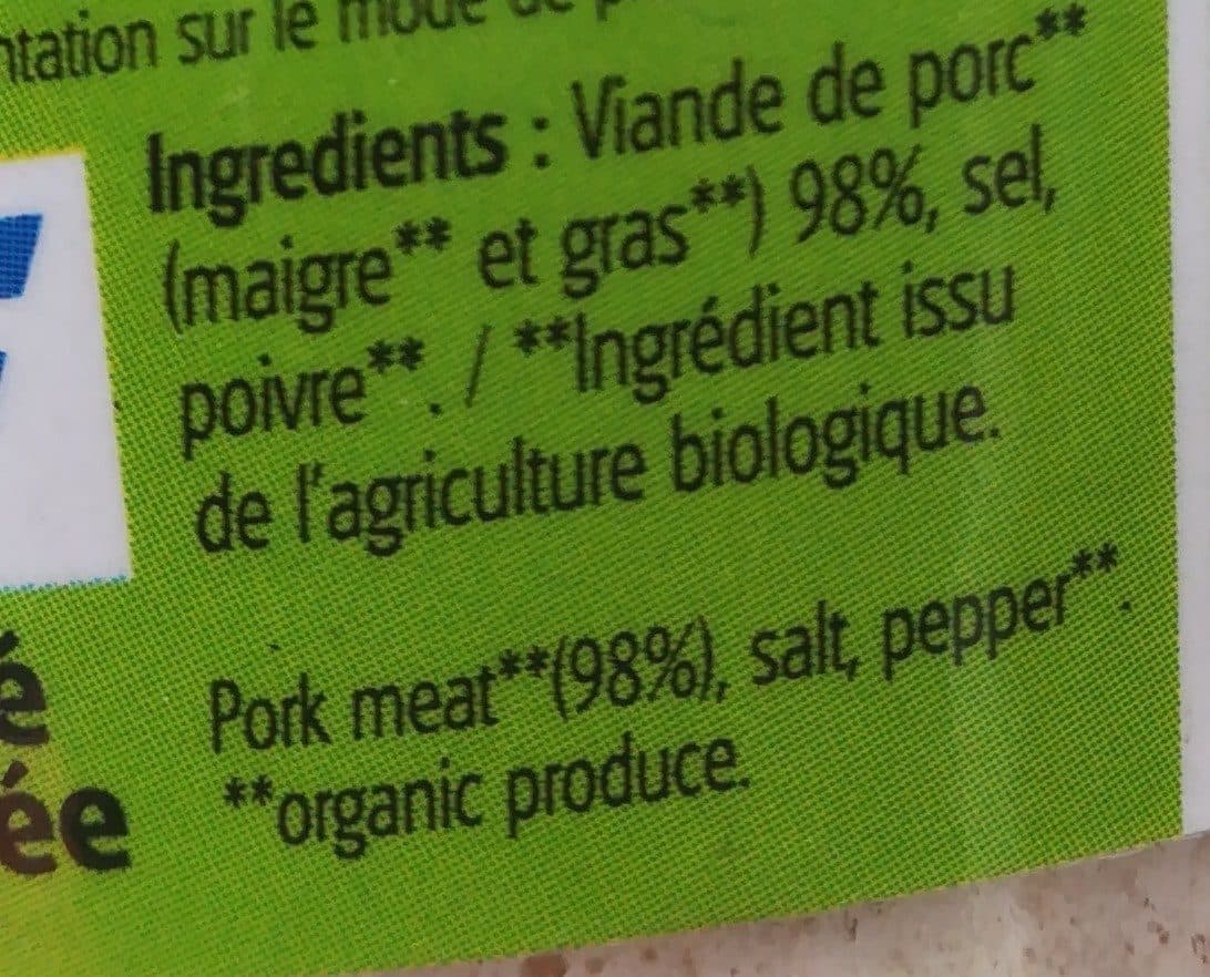 Bonjour campagne Rillettes de porc bio packshot