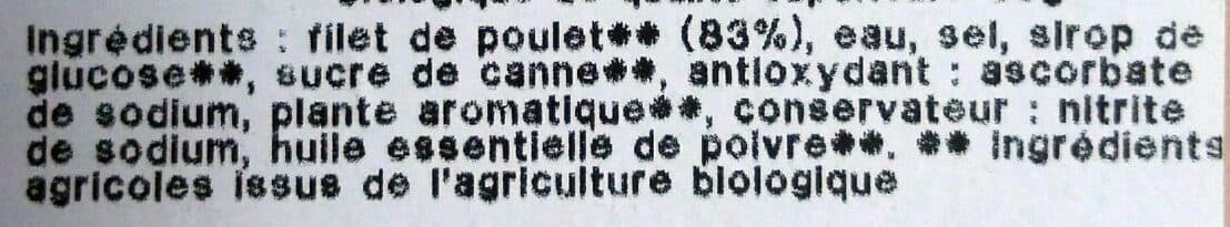 Bonjour campagne Blanc de poulet bio packshot