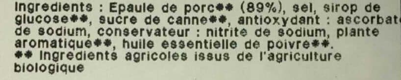 Bonjour Campagne Épaule cuite packshot