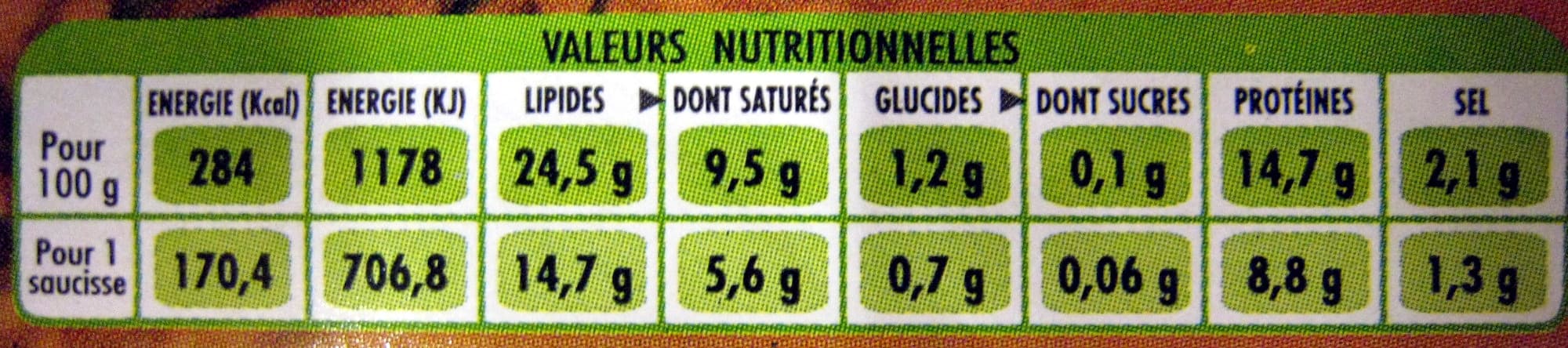 Bonjour Campagne Saucisses de Francfort packshot