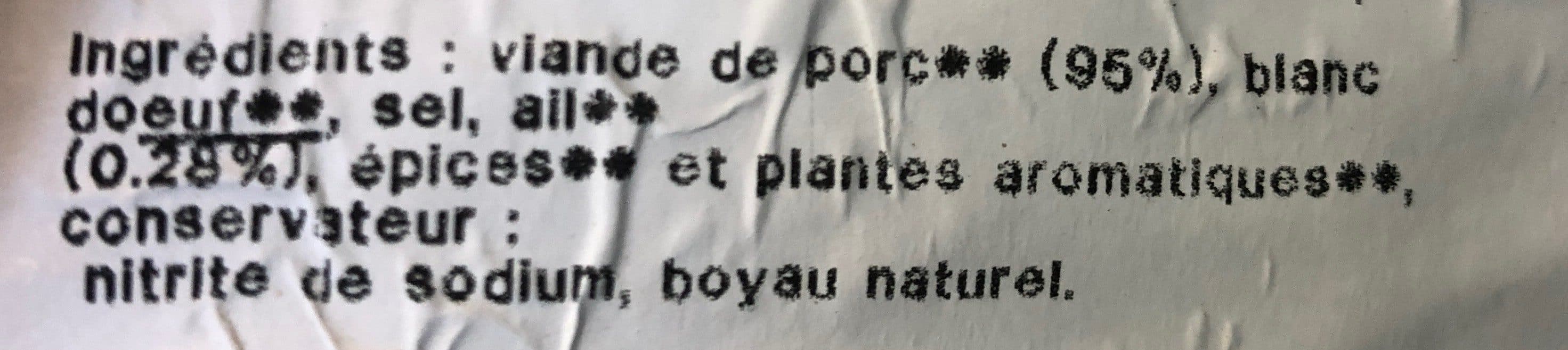 Bonjour campagne Bonjour Campagne Saucisson ? l'ail nature Bio soit packshot