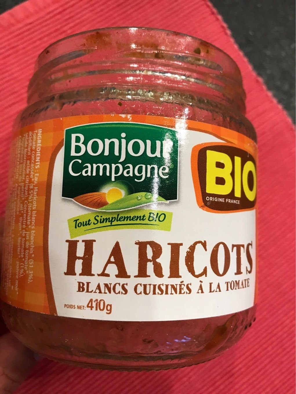 Bonjour Campagne Haricots blancs cuisinés à la tomate packshot