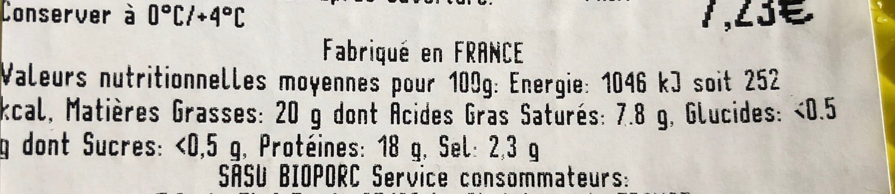 Bioporc Saucisse Cocktail 200G packshot