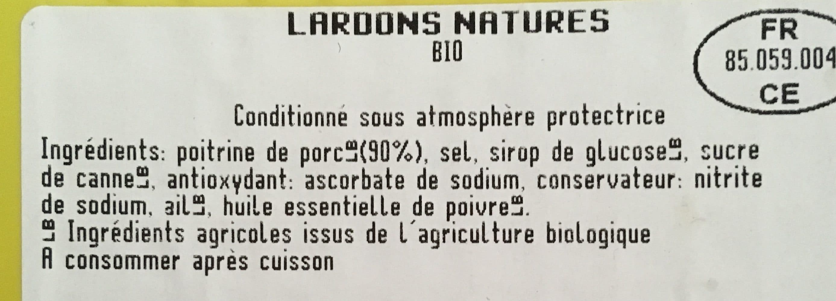 Bioporc Lardons nature packshot