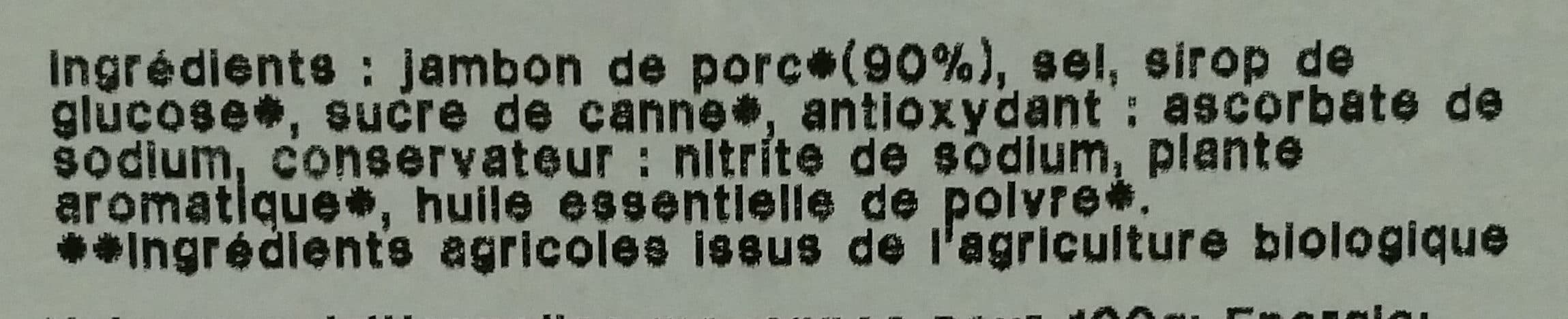 Bioporc JAMBON BLANC DECOUENNE packshot