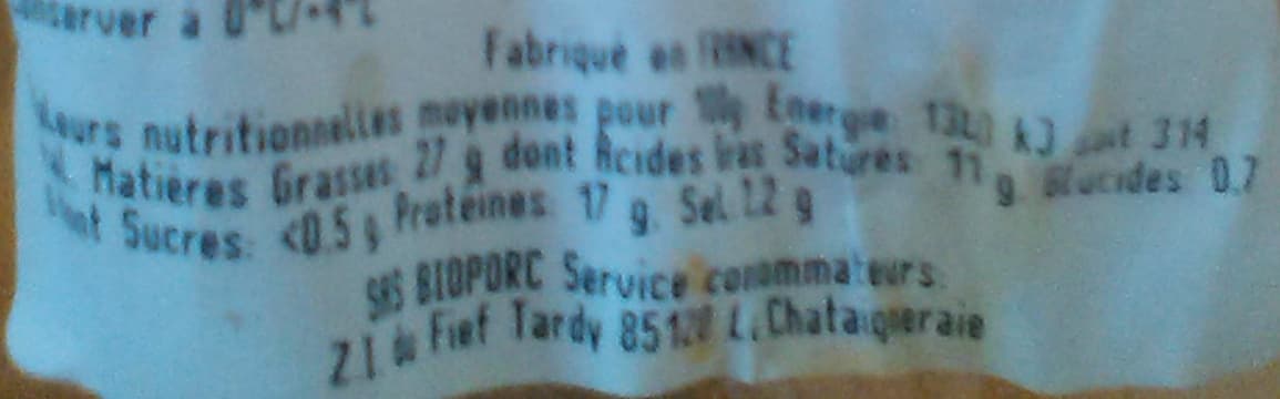 Bioporc Saucisses fumées x2 au bois de hêtre packshot