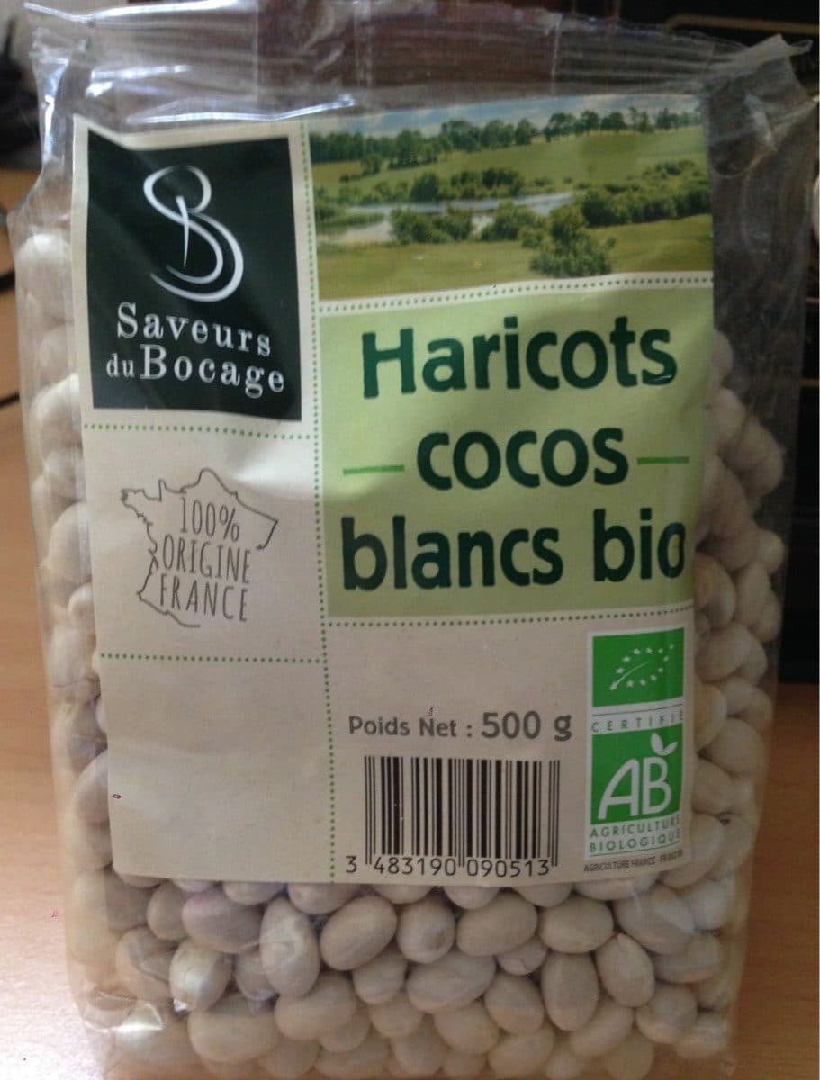 Open Food Facts Haricots cocos blancs bio packshot