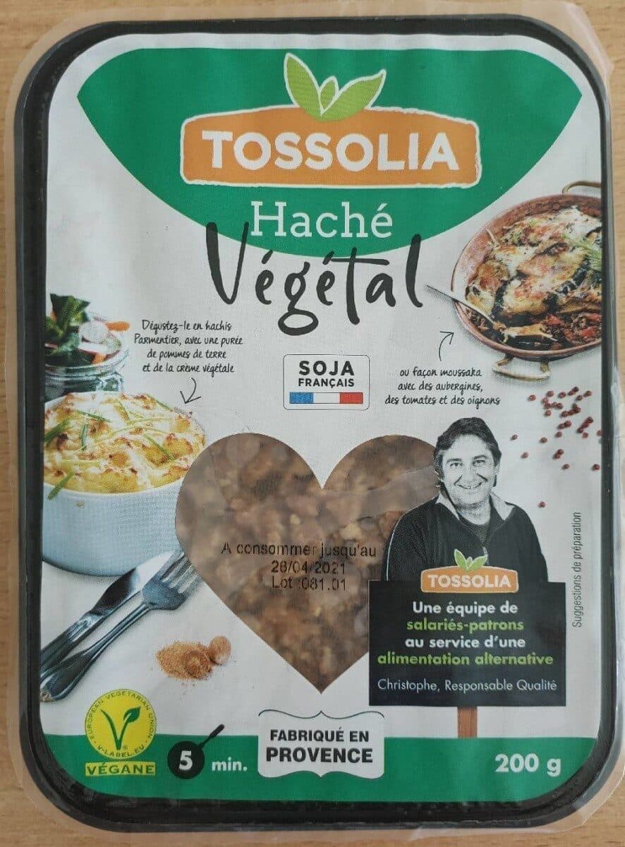Tossolia Haché Végétal packshot