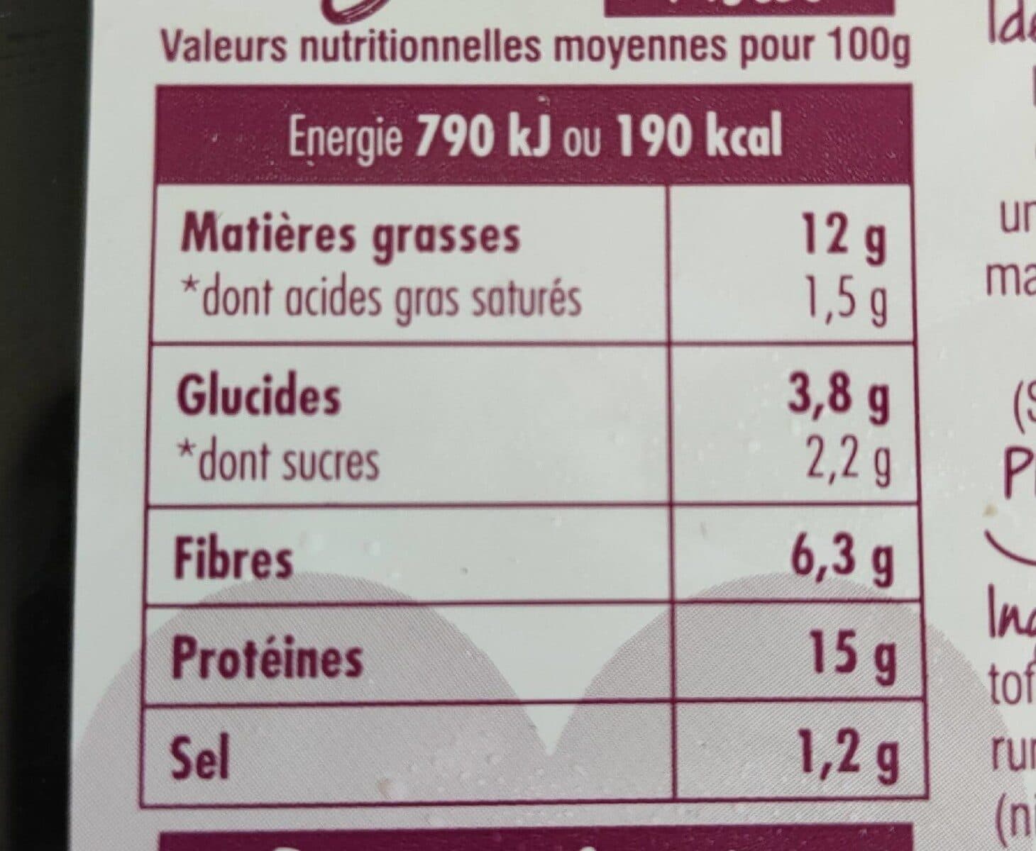 Tossolia Haché Végétal Pistou packshot