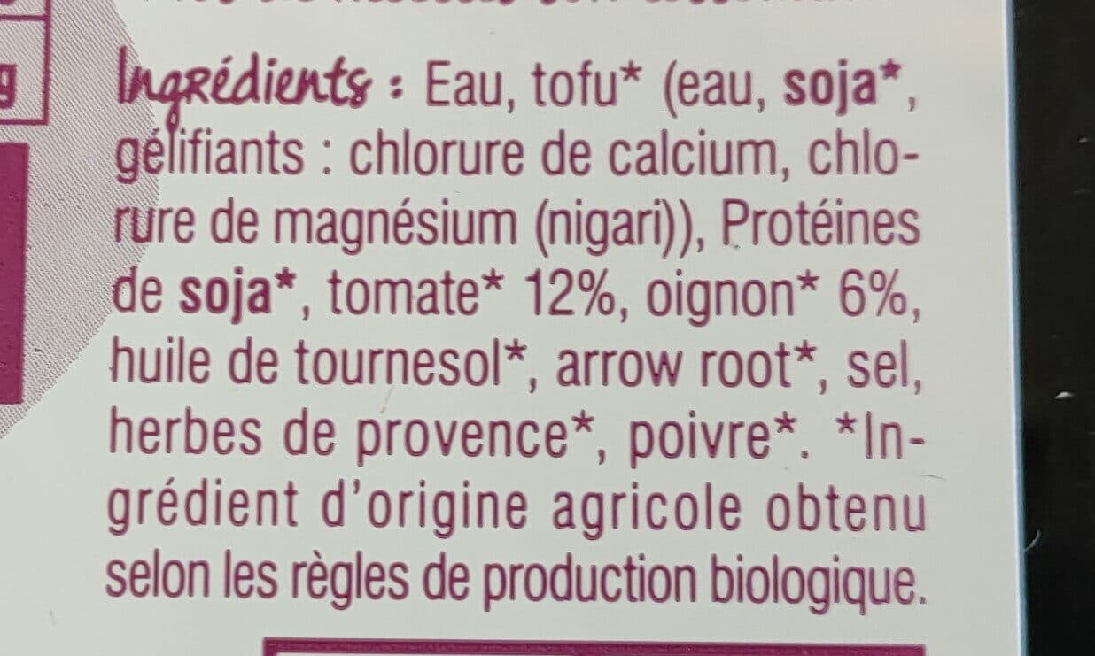 Tossolia Burger Végétal Tomates & Oignons packshot