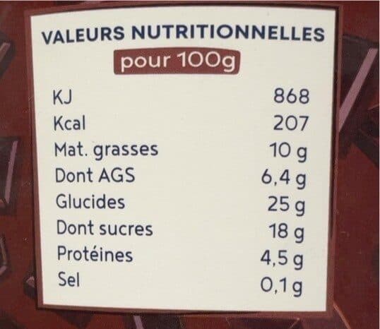 Open Food Facts Glace chocolat guanaja packshot