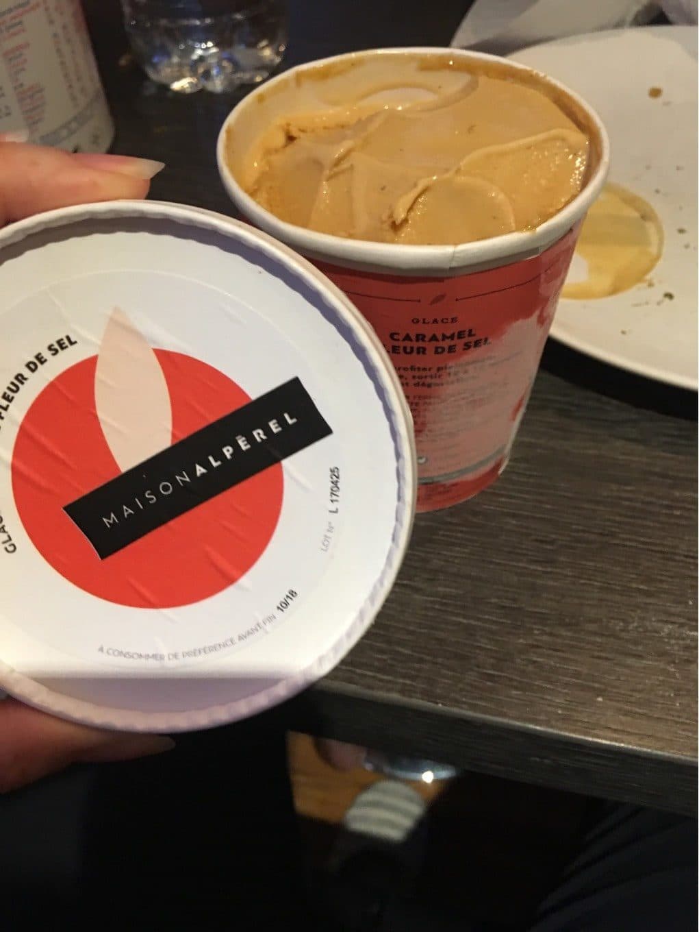 Maison Alpérel Glace caramel packshot