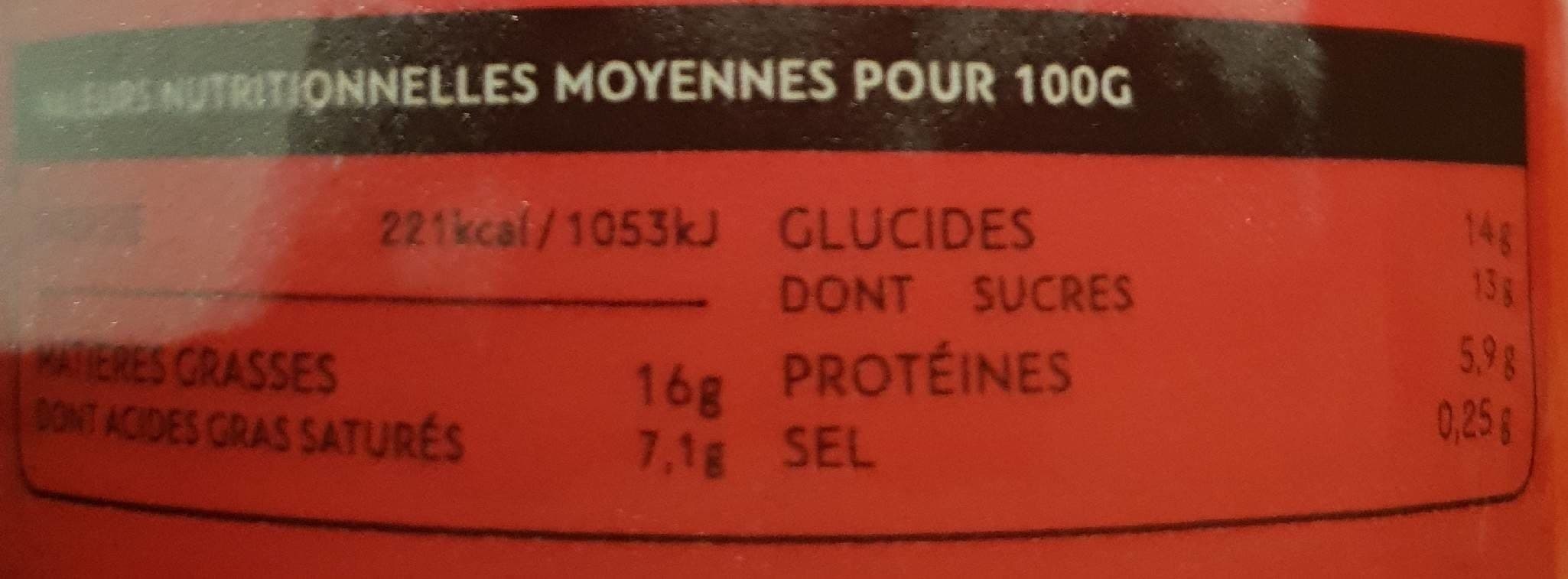 Open Food Facts Glace Sirop d'érable Noix de pécan packshot
