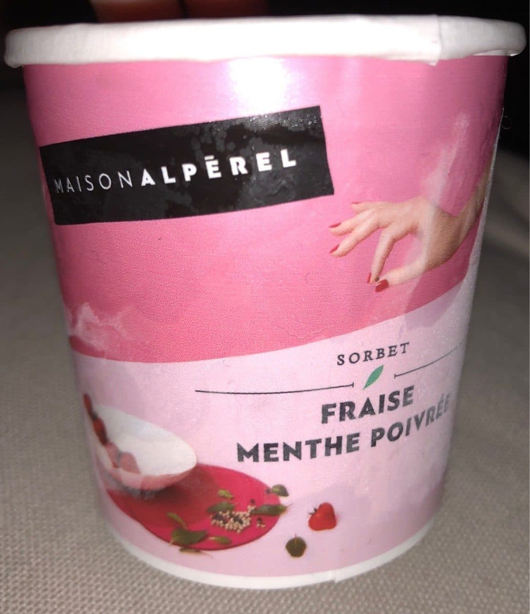 Maison Alpérel Sorbet Fraise Menthe Poivrée packshot