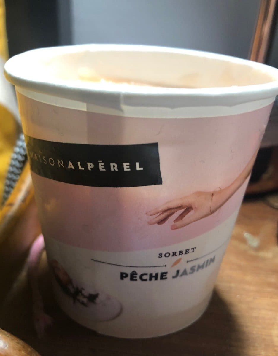 Open Food Facts Sorbet pêche jasmin packshot