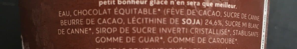 Open Food Facts Sorbet chocolat noir grand cru packshot