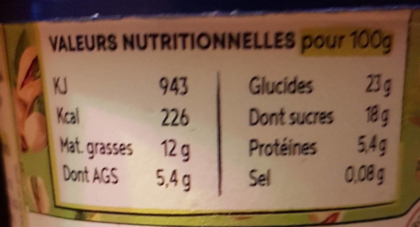 Open Food Facts Glace artisanale Pistaches Caramélisées packshot