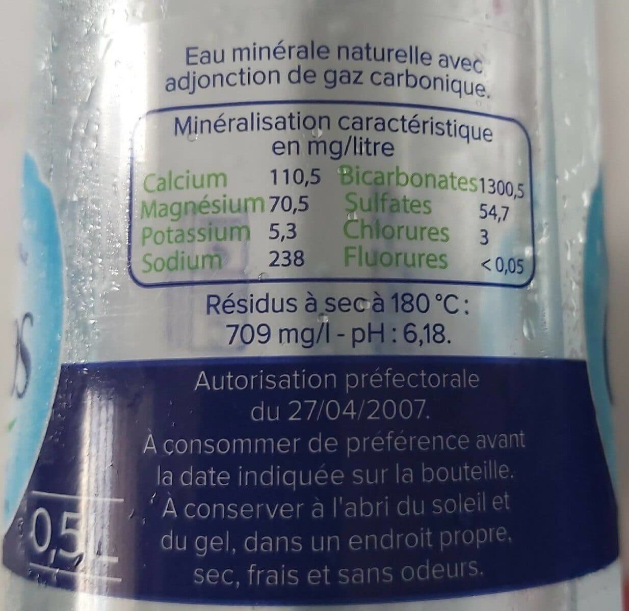Cilaos Eau minerale gazeuse packshot