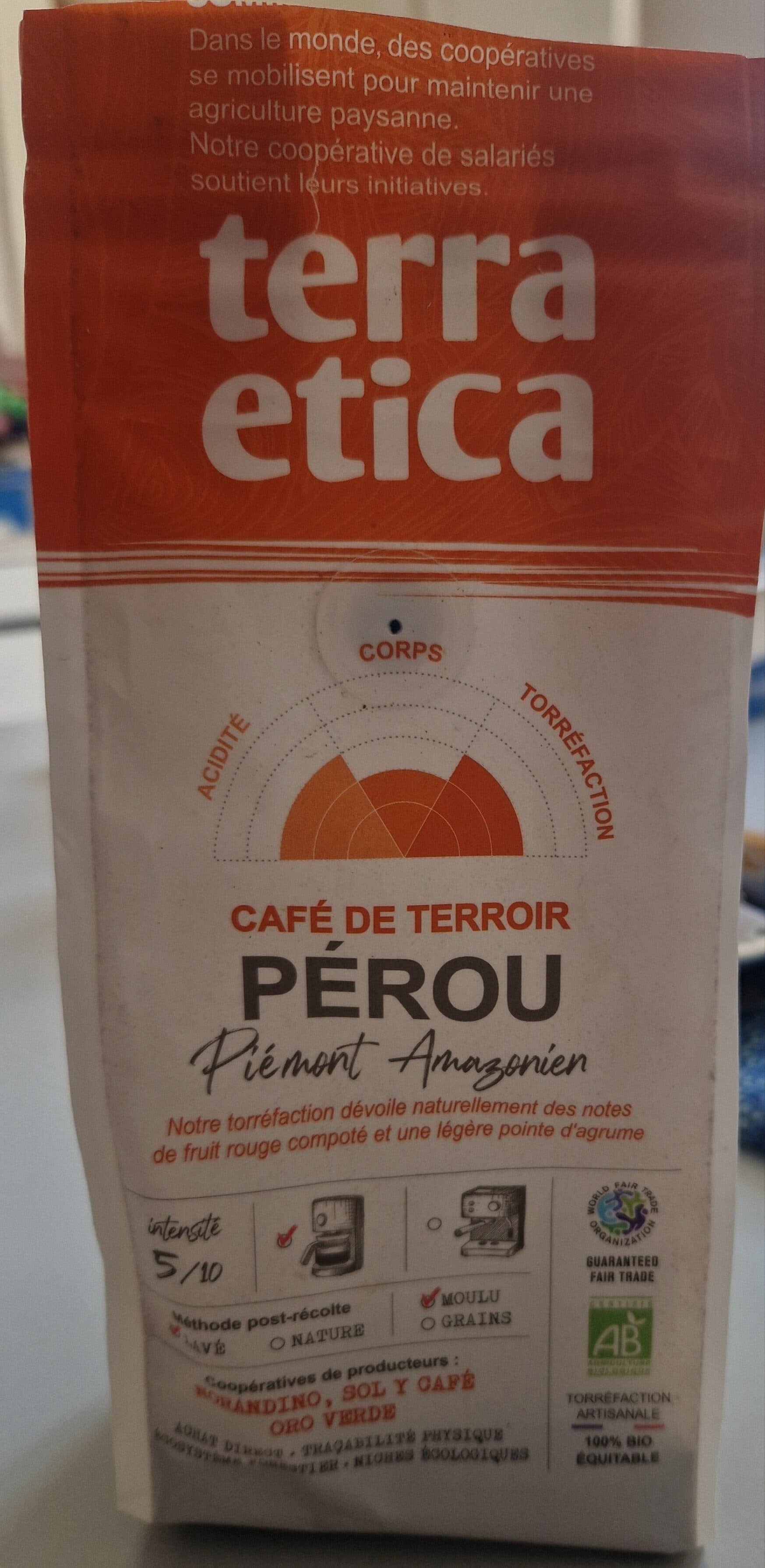 Café Michel Pérou piémont Amazonien packshot
